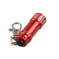 Metal Aluminum LED Key Chain Mini Flashlight